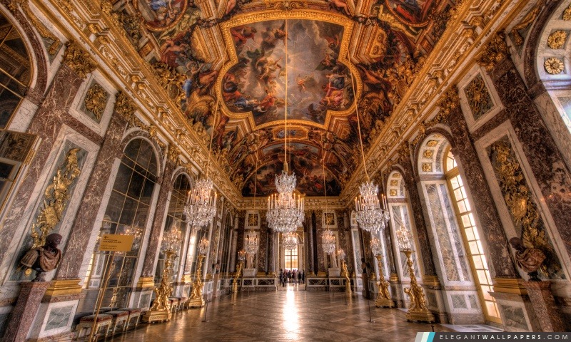 Château de Versailles Galerie des Glaces, Arrière-plans HD à télécharger