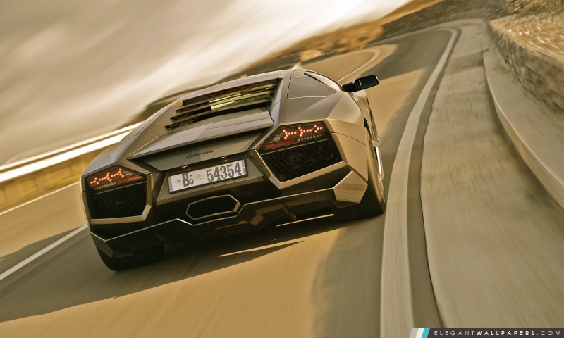 Lamborghini Reventon Sur la route, Arrière-plans HD à télécharger