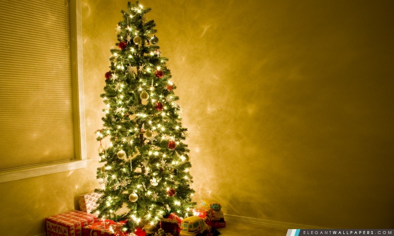 Bel arbre de Noël, Arrière-plans HD à télécharger