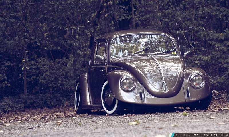 Volkswagen Beetle Rétro, Arrière-plans HD à télécharger