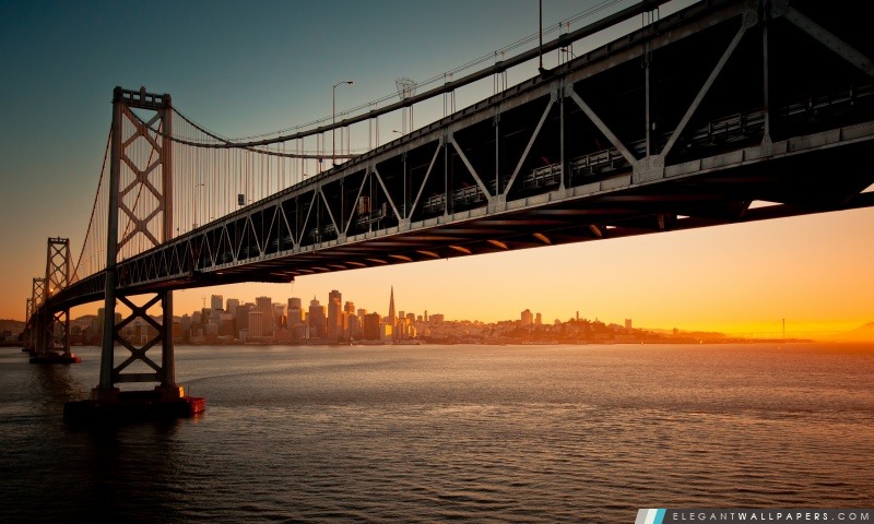 Pont de San Francisco Side, Arrière-plans HD à télécharger