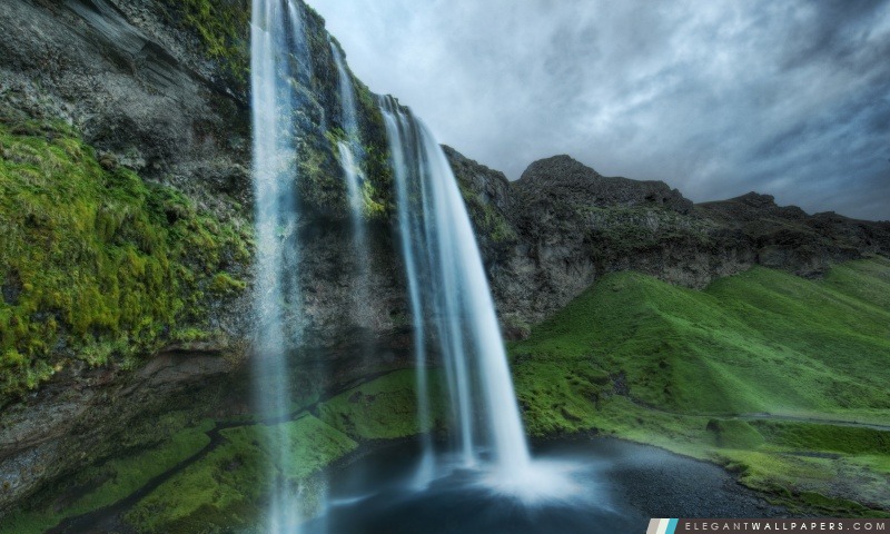 Islande Cascade, Arrière-plans HD à télécharger
