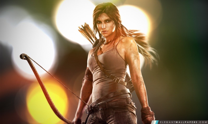 Fond d'écran Lara Croft renforcée, Arrière-plans HD à télécharger