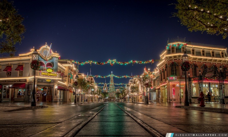 Noël à Disneyland, Arrière-plans HD à télécharger