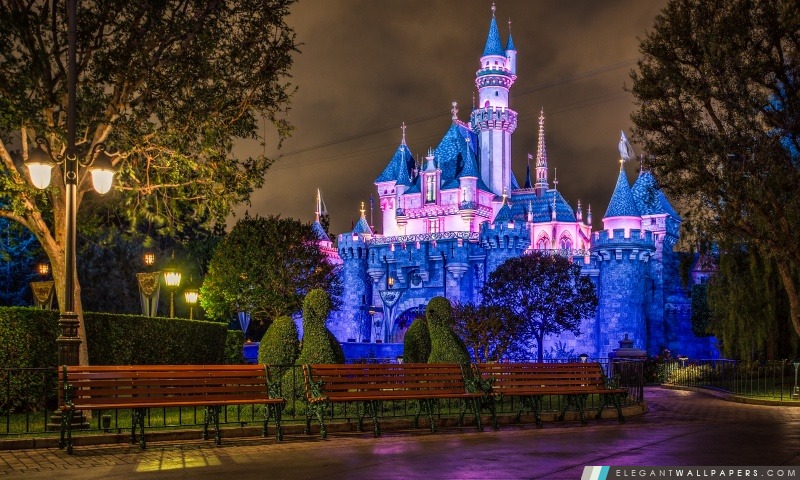 Disneyland Sleeping Beauty Castle, Arrière-plans HD à télécharger
