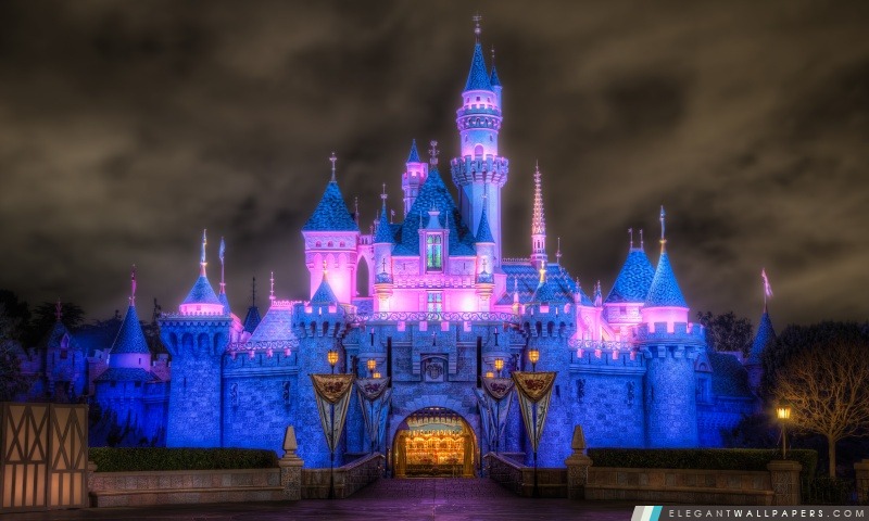 Sleeping Beauty Castle, Arrière-plans HD à télécharger