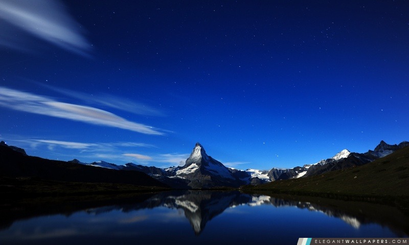 Matterhorn La Nuit, Arrière-plans HD à télécharger
