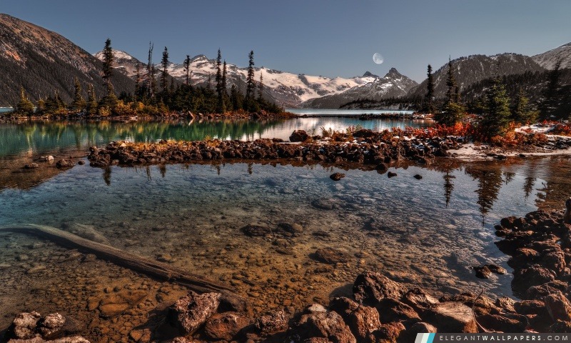 Splendid Mountain Lakes, Arrière-plans HD à télécharger