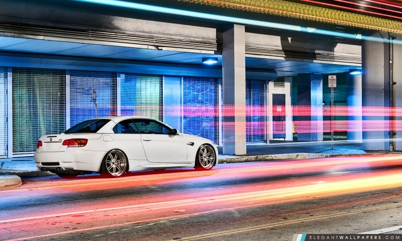 BMW M3 Blanc, Arrière-plans HD à télécharger