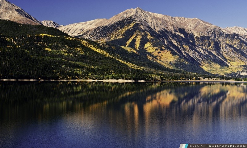 Big Mountain Lake, Arrière-plans HD à télécharger