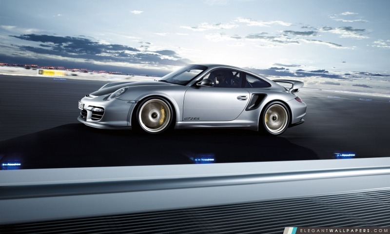 Porsche 911 à l'aube, Arrière-plans HD à télécharger