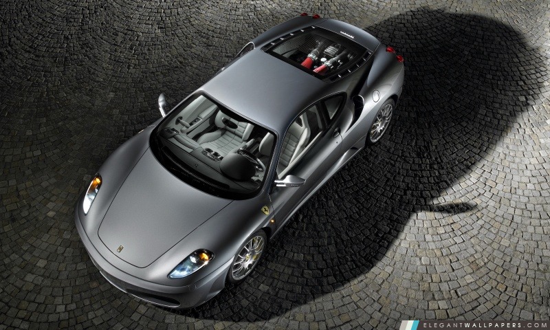 Ferrari F430 Modena gris, Arrière-plans HD à télécharger