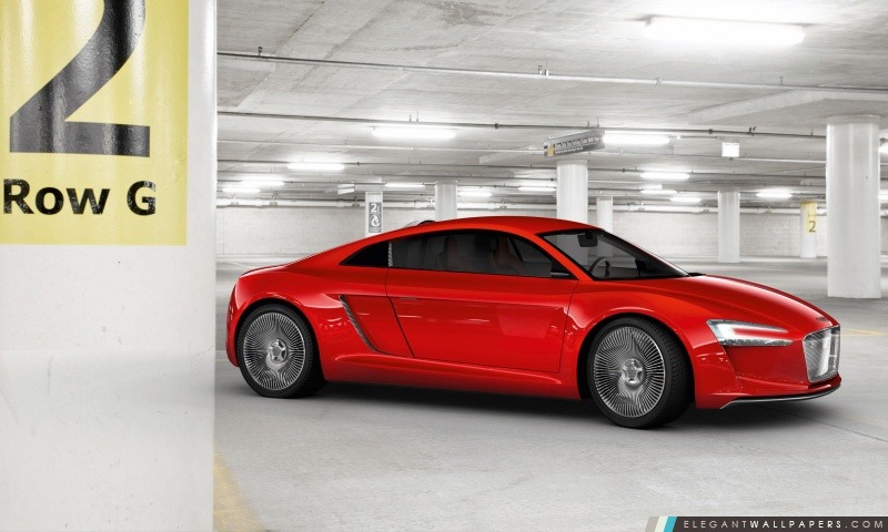 Audi E Tron Parking Garage, Arrière-plans HD à télécharger