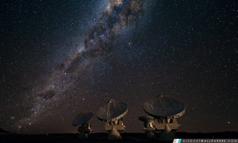 Array satellite Nuit, Arrière-plans HD à télécharger