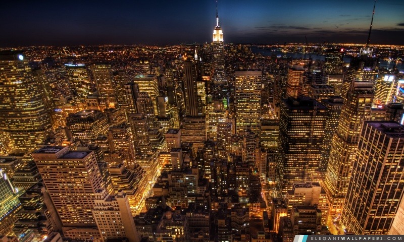 La vie de nuit de Manhattan, Arrière-plans HD à télécharger