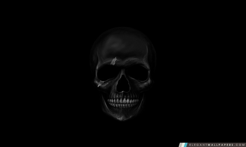 Crâne noir, Arrière-plans HD à télécharger