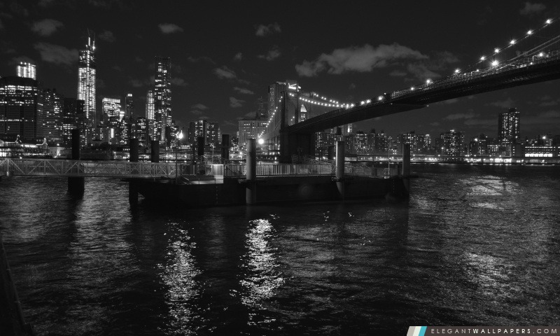 Pont de Brooklyn, New York, Arrière-plans HD à télécharger