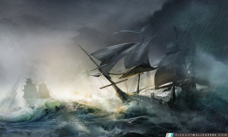 Les navires Assassin Creed III, Arrière-plans HD à télécharger