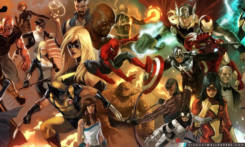 Les héroïques Age Avengers, Arrière-plans HD à télécharger