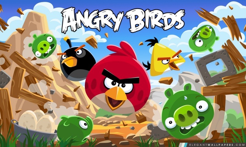 Angry Birds Nouvelle version, Arrière-plans HD à télécharger
