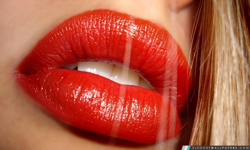 Lèvres rouges sexy, Arrière-plans HD à télécharger