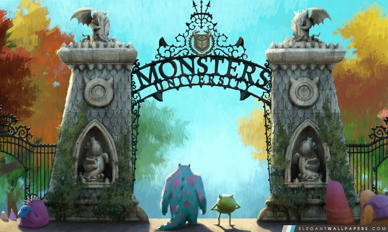 Université des monstres (2013), Arrière-plans HD à télécharger