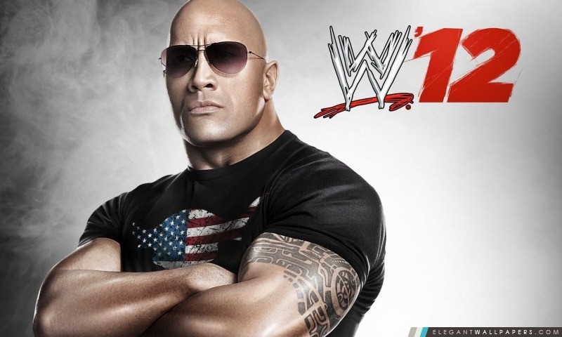 The Rock WWE 12, Arrière-plans HD à télécharger