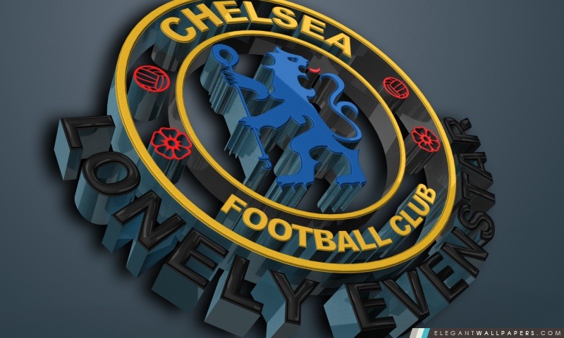 3D Chelsea Logo, Arrière-plans HD à télécharger