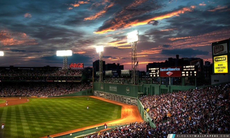 Fenway Park, Boston, Massachusetts – Baseball Park, Arrière-plans HD à télécharger