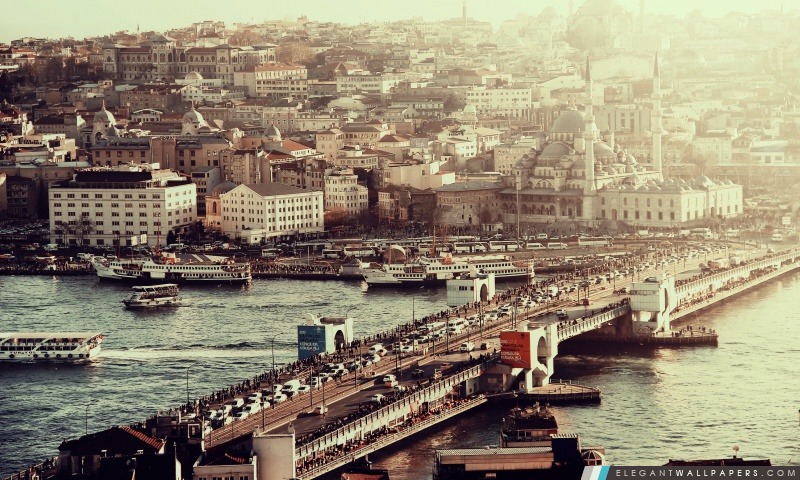 Istanbul Pont, Arrière-plans HD à télécharger