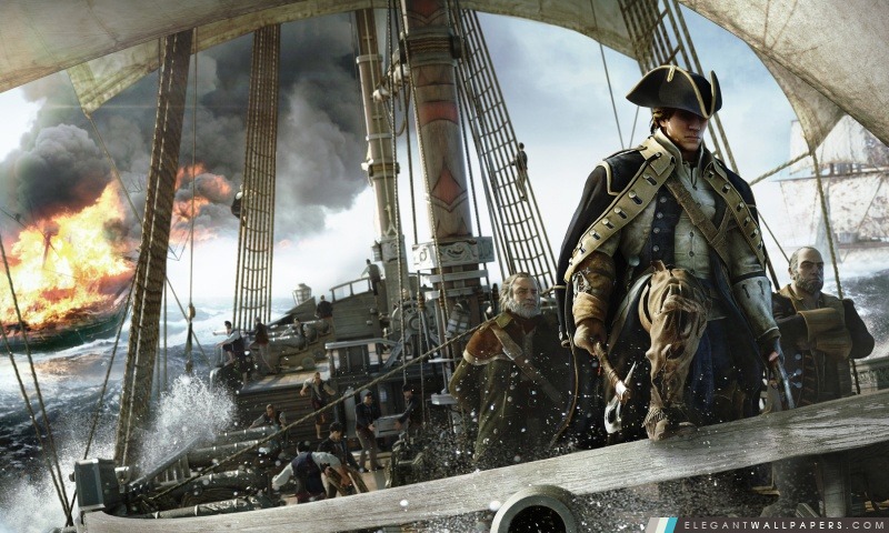 Assassins Creed III, Arrière-plans HD à télécharger