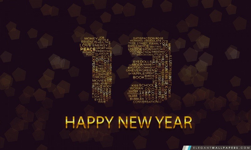 Happy New Year 2013 Salutations, Arrière-plans HD à télécharger