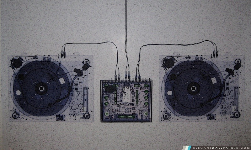 Translucide Dj Console de mixage, Arrière-plans HD à télécharger