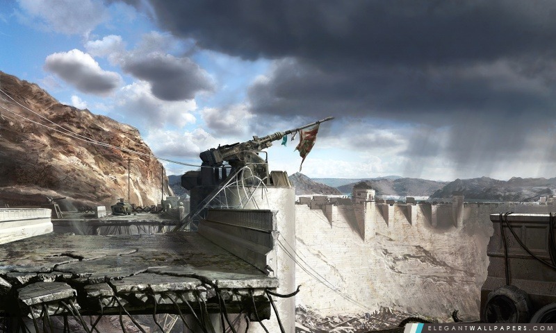 Fallout New Vegas Hoover Dam Concept Art, Arrière-plans HD à télécharger