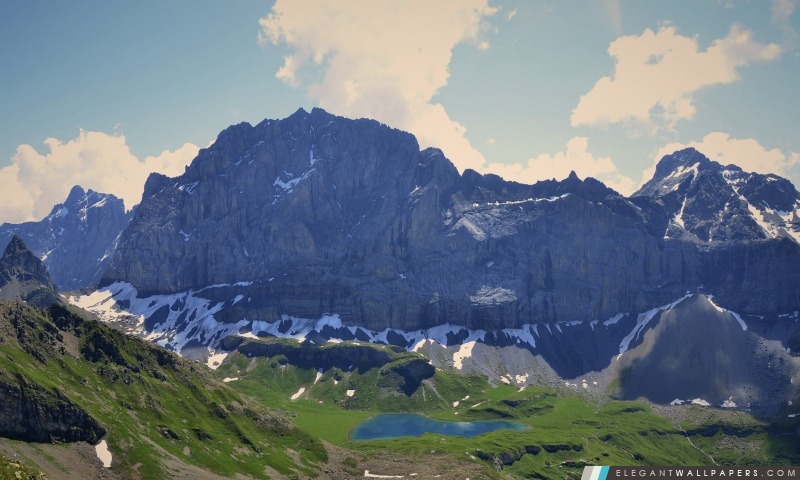 Le beau lac de montagne, Arrière-plans HD à télécharger
