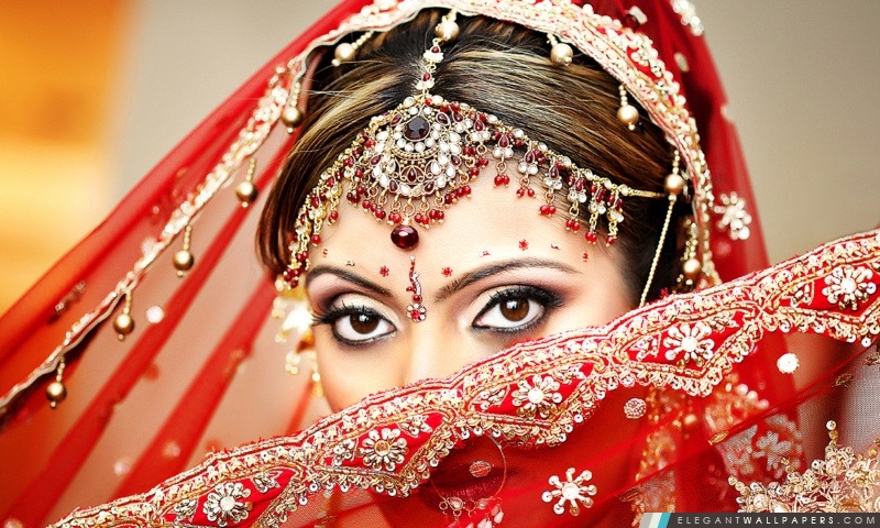 Mariée indienne, Arrière-plans HD à télécharger