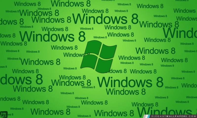 Windows 8 VERT, Arrière-plans HD à télécharger