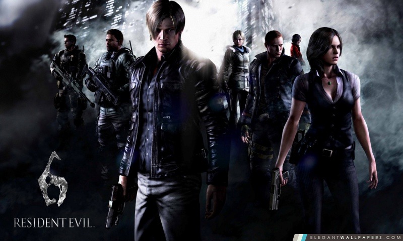 Resident Evil 6 caractères, Arrière-plans HD à télécharger