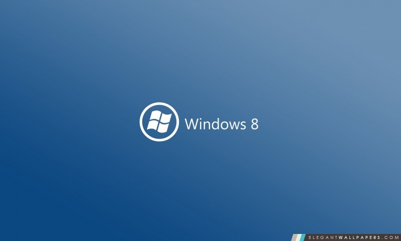 Windows 8 sur fond bleu, Arrière-plans HD à télécharger