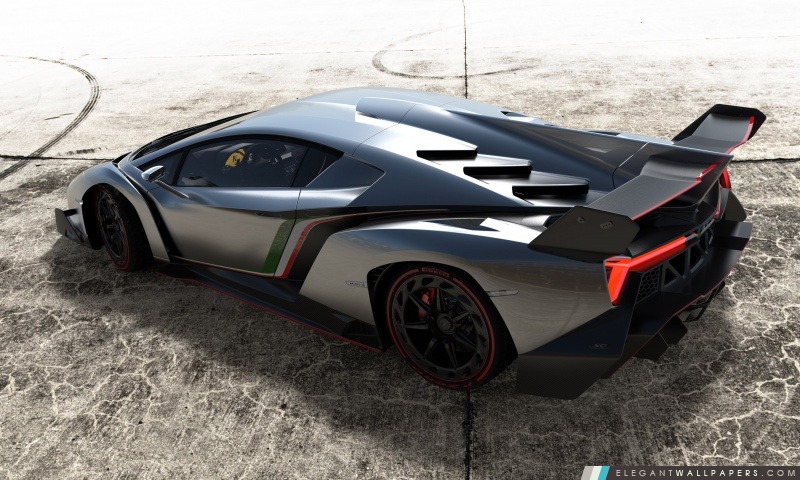 2013 Lamborghini Veneno Top View, Arrière-plans HD à télécharger