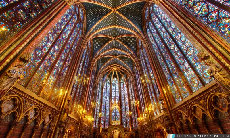 Intérieur de la cathédrale, Arrière-plans HD à télécharger