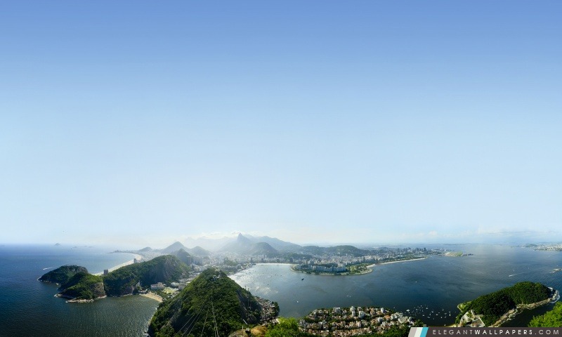 Vue de Rio de Janeiro, Brésil, Arrière-plans HD à télécharger
