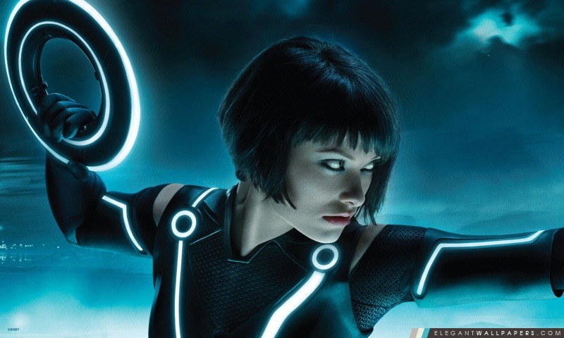 Tron Legacy, Olivia Wilde Comme Quorra, Arrière-plans HD à télécharger