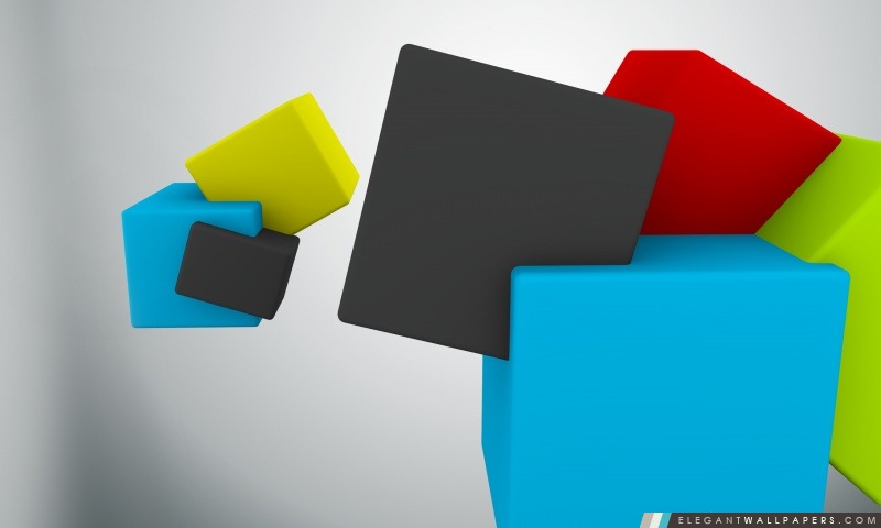 Cubes colorés, Arrière-plans HD à télécharger