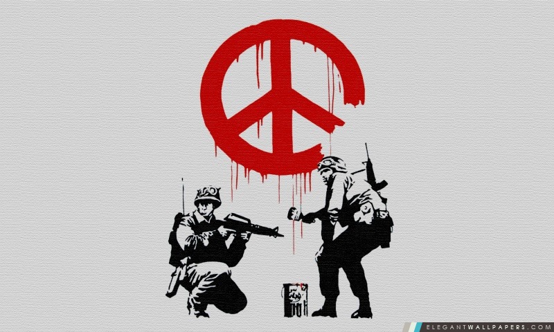 Banksy paix, Arrière-plans HD à télécharger