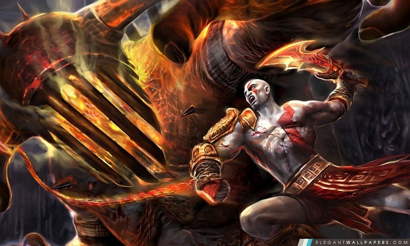God Of War Combat, Arrière-plans HD à télécharger