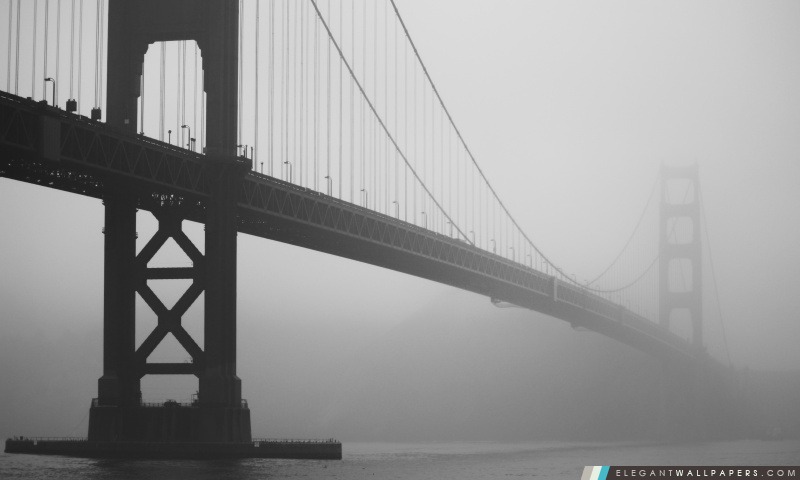 Golden Gate en brouillard, Arrière-plans HD à télécharger