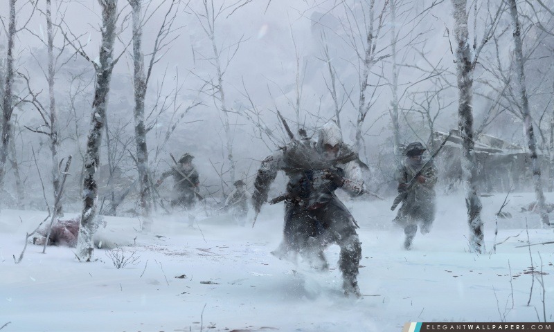 Creed III Assassin hiver, Arrière-plans HD à télécharger