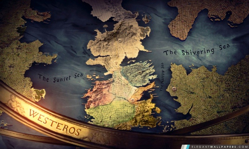 Game of Thrones Carte de Westeros., Arrière-plans HD à télécharger