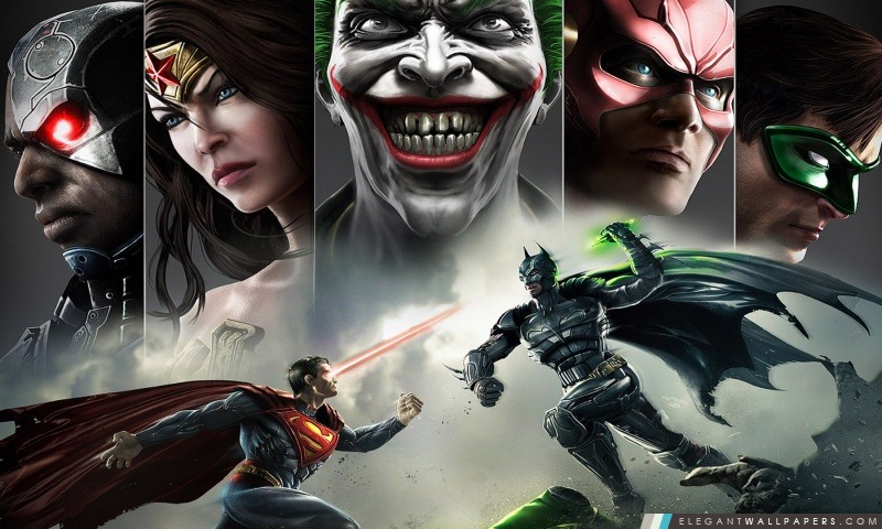 Superman vs Batman injustice, Arrière-plans HD à télécharger